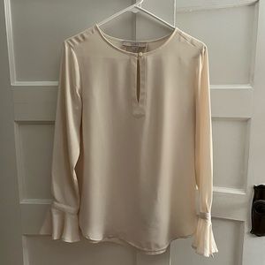 Ann Taylor Loft Cream Blouse